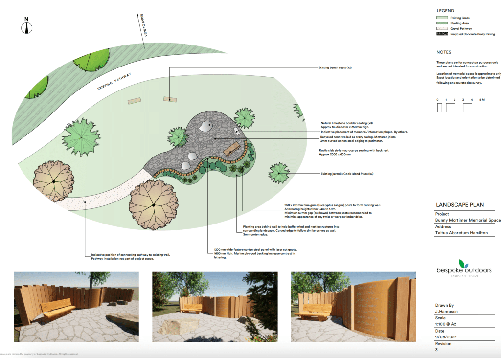 Taitua Memorial Landscape Design